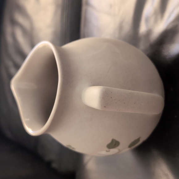 3 pieces Pigeon Forge Pottery classic grey clear inside glaze - Picture 4 of 13